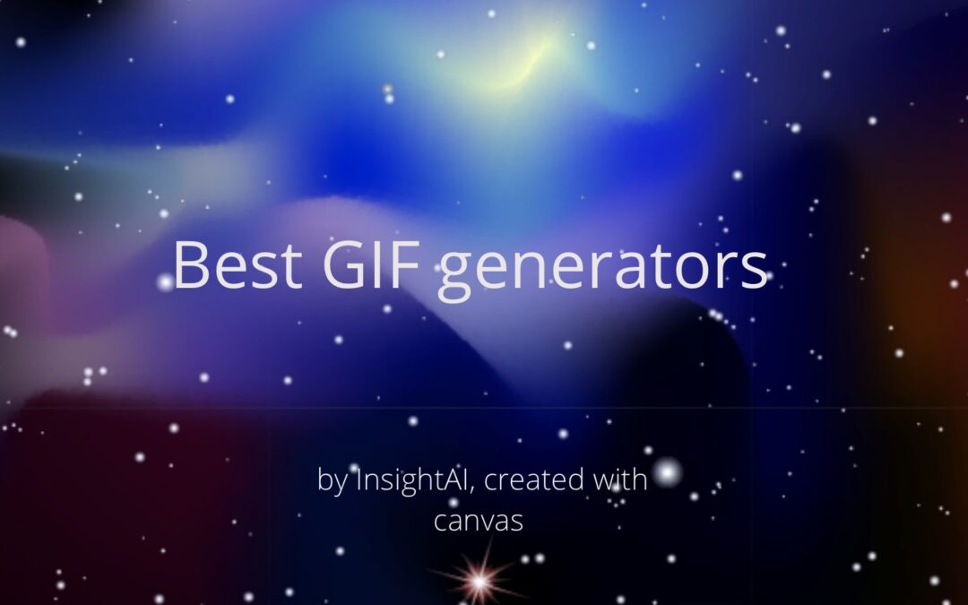 Best AI GIF Generators